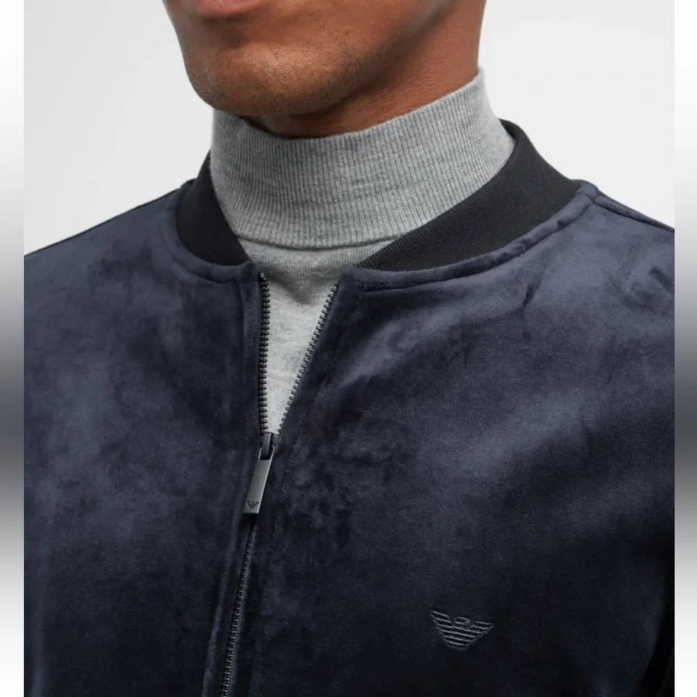 Authentic Emporio Armani velvet full size sweatshirt